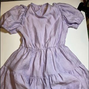 Zara girls puff sleeve dress size 6